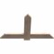 Ekena Millwork Eugene Smooth Timber Gable Bracket, Douglas Fir, 48"W x 28"H x 1 1/2"D x 5 1/2"F, 14/12 Pitch GBW048X28X0206EUG00SDF - alternate 3